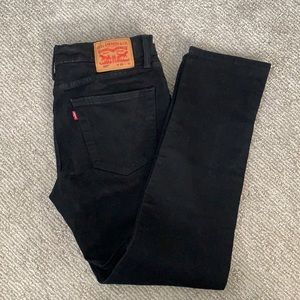 Levi's 502. 33x32. Only worn once. Black jeans.
